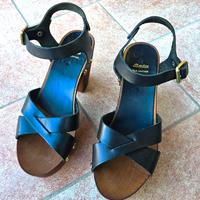Scarpe / zoccoli da donna in pelle - Numero 36