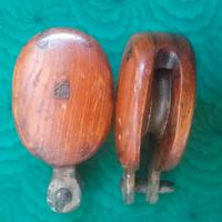 Due bozzelli da vela, antichi e funzionanti