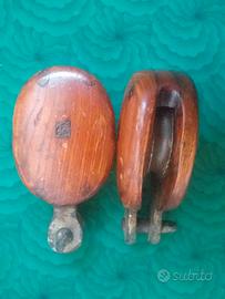 Due bozzelli da vela, antichi e funzionanti