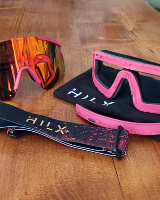 Occhiali HILX Ronin – Rosa/Specchio | MAI USATI