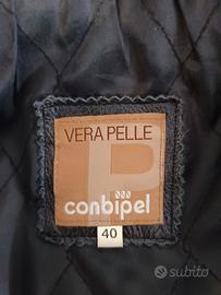 giacca in pelle nera uomo 