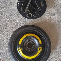 Kit completo ruotino di scorta 4 fori