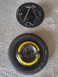 Kit completo ruotino di scorta 4 fori