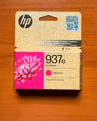Cartuccia 937e hp: nero, giallo, ciano, magenta