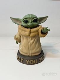 Statuetta Baby Yoda (Grogu) - Dipinta a Mano