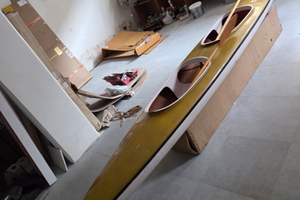 Canoa vetroresina biposto usata