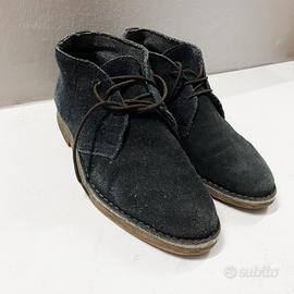 Polacchini uomo blu in camoscio