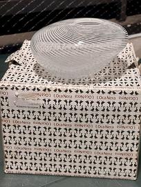 Vaso vetro Murano vintage L'oca Nera Murrine mushr