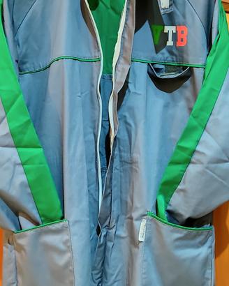 tutta di lavoro con cerniera 