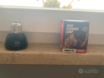 Lampada in ceramica 60 watt per rettili