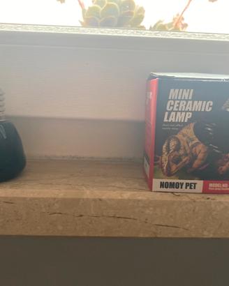 Lampada in ceramica 60 watt per rettili