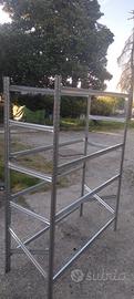 scaffale in ferro zincato 