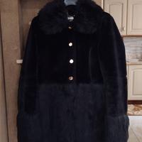 CAPPOTTO DONNA IN POLI E PELL BRAND PATRIZIA PEPE