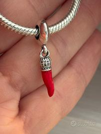 Charm Cornetto Rosso portafortuna