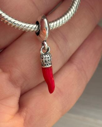 Charm Cornetto Rosso portafortuna