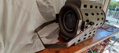 faro riflettore teatrale vintage 