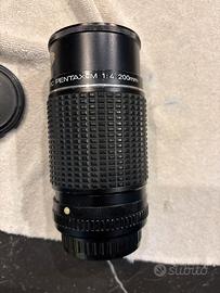 Pentax obbiettivo smc 200 f4