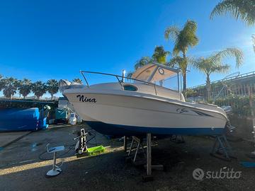 Barca Saver 540 cabin FULL+ carrello 1500 Ellebi