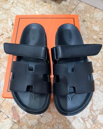 Ciabattina Hermes nera