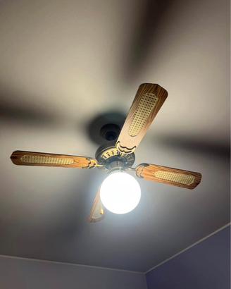 Lampadario con ventole