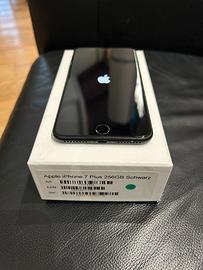 Iphone 7s plus 258gb nero usato