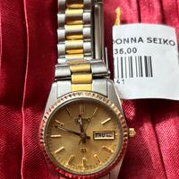 Orologio da polso vintage Seiko two-town Quartz