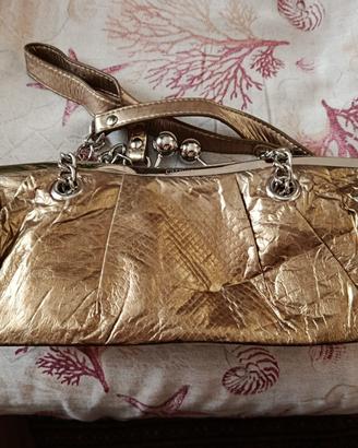 BORSA DONNA COLORE ORO (Pochette)