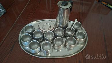 AMC Art Design Servizio da caffè in acciaio inox