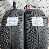 2 PNEUMATICI 225/55 R18 MICHELIN INVERNALI 75%