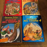 Geronimo stilton viaggio nel tempo 1,2,4,5