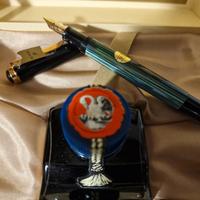 Penna stilografica Pelikan M400 14Kt nuova