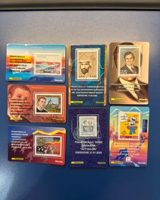 Lotto 7 francobolli commemorativi Italia 2005