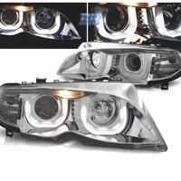 FARI BMW E46 4 PORTE 01-05 ANGEL EYES A U FONDO CR