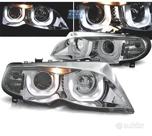 FARI BMW E46 4 PORTE 01-05 ANGEL EYES A U FONDO CR