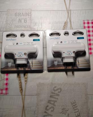 Coppia di Luci Notturne 3-in-1 Avidsen – Sensore C