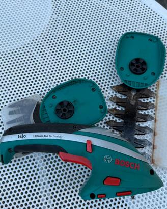 Bosch Isio Forbice rifilasiepi e erba a batteria