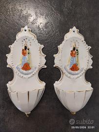 Coppia acquasantiere Oropa