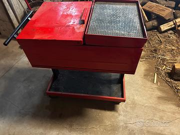 Robusto carrello porta attrezzi
