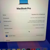 Macbookpro 16” 2019
