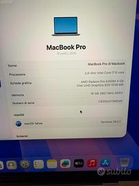 Macbookpro 16” 2019
