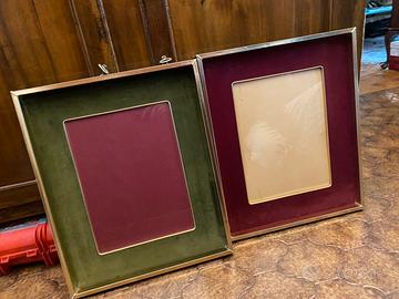 Splendida coppia di grandi cornici/specchiere ‘70