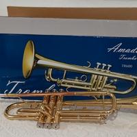 Tromba in sib strumento da studio.