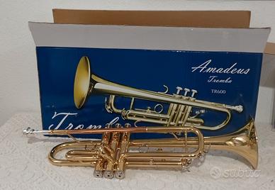 Tromba in sib strumento da studio.