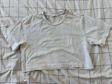 T shirt Bianca Pull&Bear