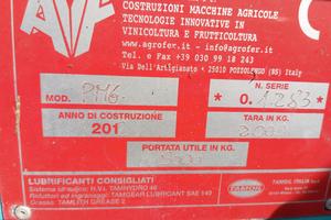 Rimorchio agricolo tandem