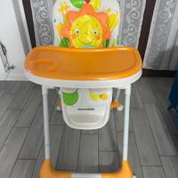 Seggiolone pappa bambino