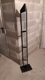 Torre metallica porta cd 160 cm con 60+6 posti