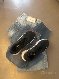 Jeans e scarpe