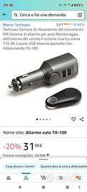 ALLARME PER AUTO 
