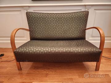 divanetto anni 50 in faggio curvato